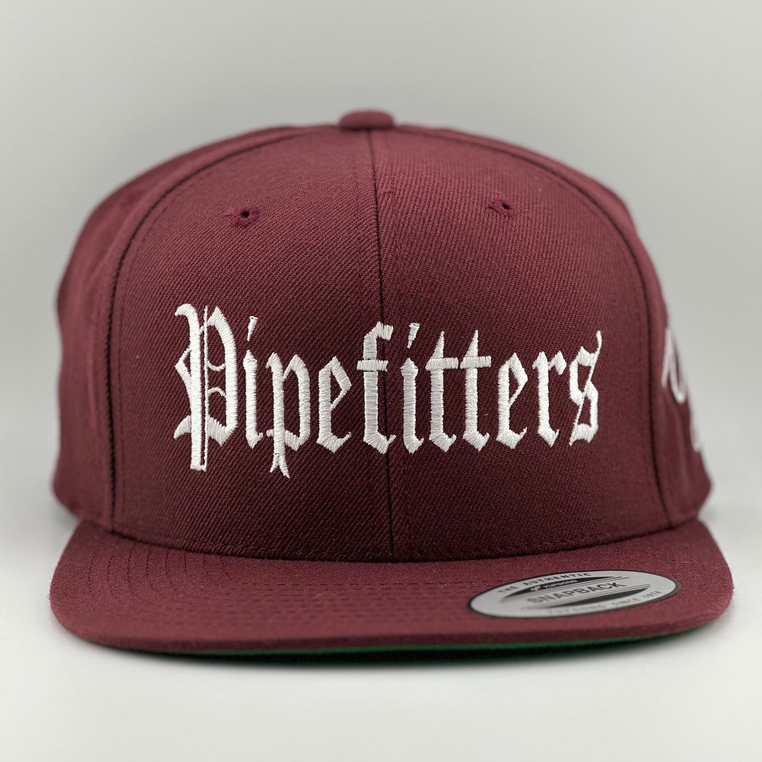 Pipefitter Snapback Hat | Steamfitters Hat | Blue Collar Hat | Plumber ...