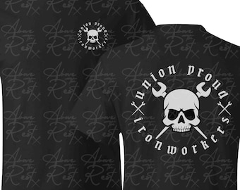 Ironworker T-shirt | Union Ironworker T-shirt | Welding T-shirt | Proud Ironworker T-shirt | Men T-shirt | Construction Shirt | Blue Collar