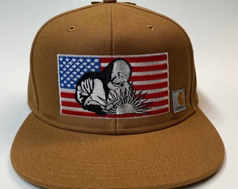 Ironworker Snapback Hat | Union Ironworker Gear | Ironworker Apparel | Ironworker Hat | Rodbuster | Blue Collar | Mens Hat | Dad Hat |