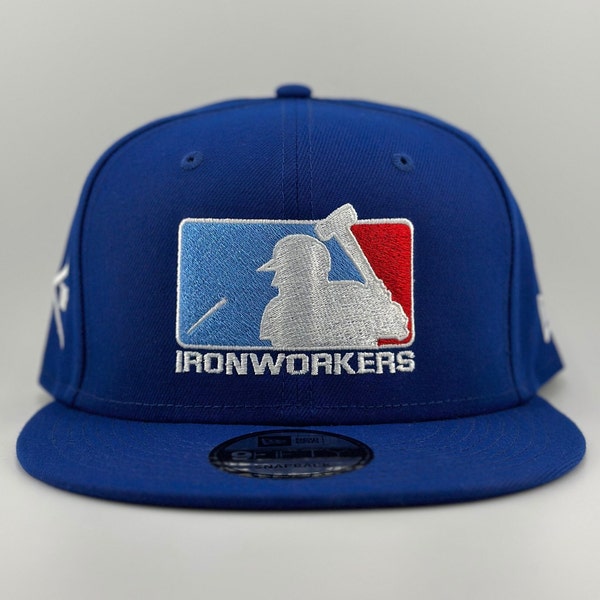 Ironworker Snapback Hat | Union Ironworker Gear | Ironworker Apparel | Blue Collar | Welding Hat | Welding Gear | Ironworker Hat | Welder