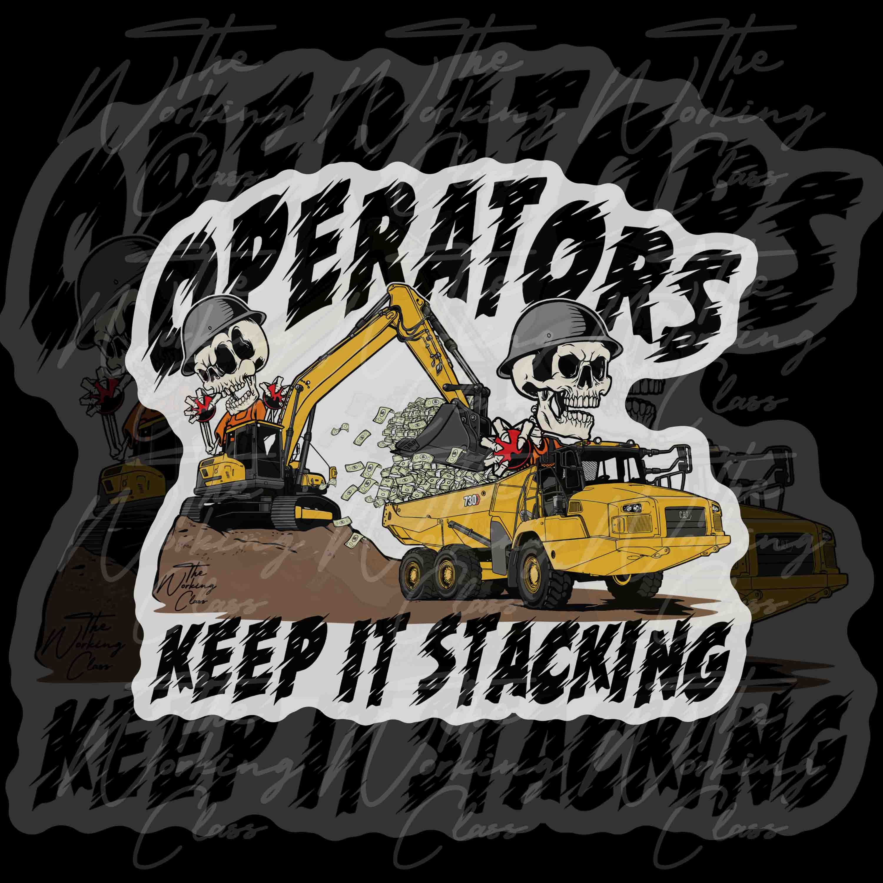 Operator Sticker | Heavy Equipment Operator Sticker | Union Operator ...