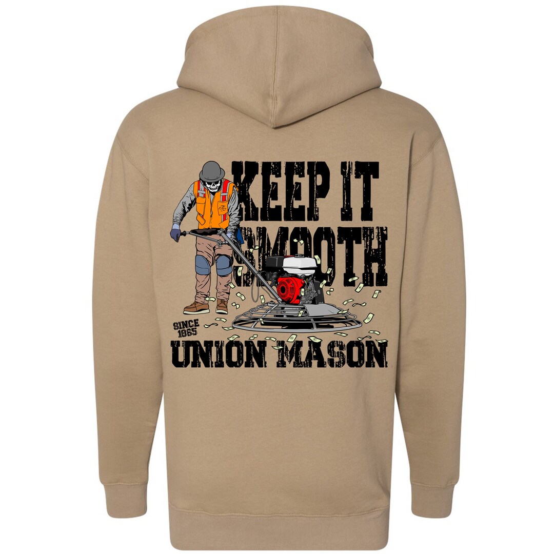 Mason Pullover Hoodie Blue Collar Mason Husband Dad Gift Union