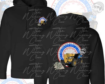 Operator Hoodie | Heavy Equipment Operator | Union Operator Gear | Union Proud | Blue Collar | Operator Gear | Crane Operator | Construction