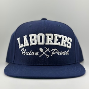 Laborers Snapback Hat | Laborers Hat | Blue collar Hat | blue collar Hat | Laborers Gear | construction Hat | Dad Hat | Union Laborers |