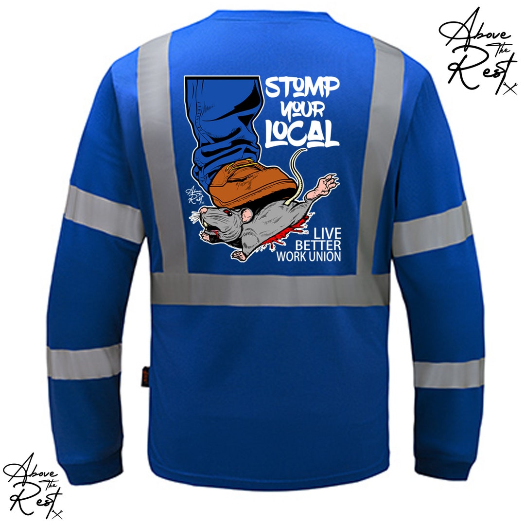 Ironworker Reflective Long Sleeve Union Ironworker Gear Etsy