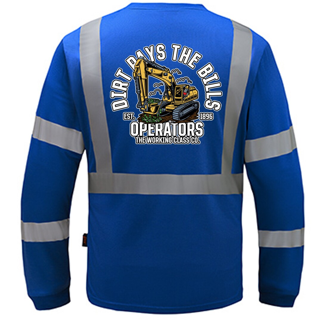 Operator Reflective Long Sleeve | Heavy Equipment Operator Gear ...