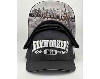 Ironworker Snapback Hat | Union Ironworker Gear | Ironworker Apparel | Blue Collar | Welding Hat | Welding Gear | Ironworker Hat | Welder