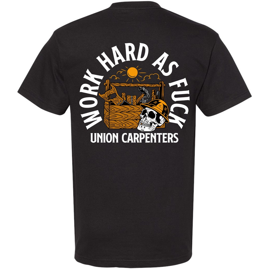 Union Carpenters T-shirt Dad T-shirt Proud Carpenter - Etsy