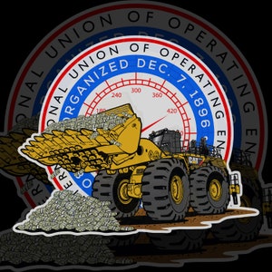 Operator Sticker | Heavy Equipment Operator Sticker | Union Operator Sticker | Blue Collar Sticker | Excavator Sticker | Crane Sticker |