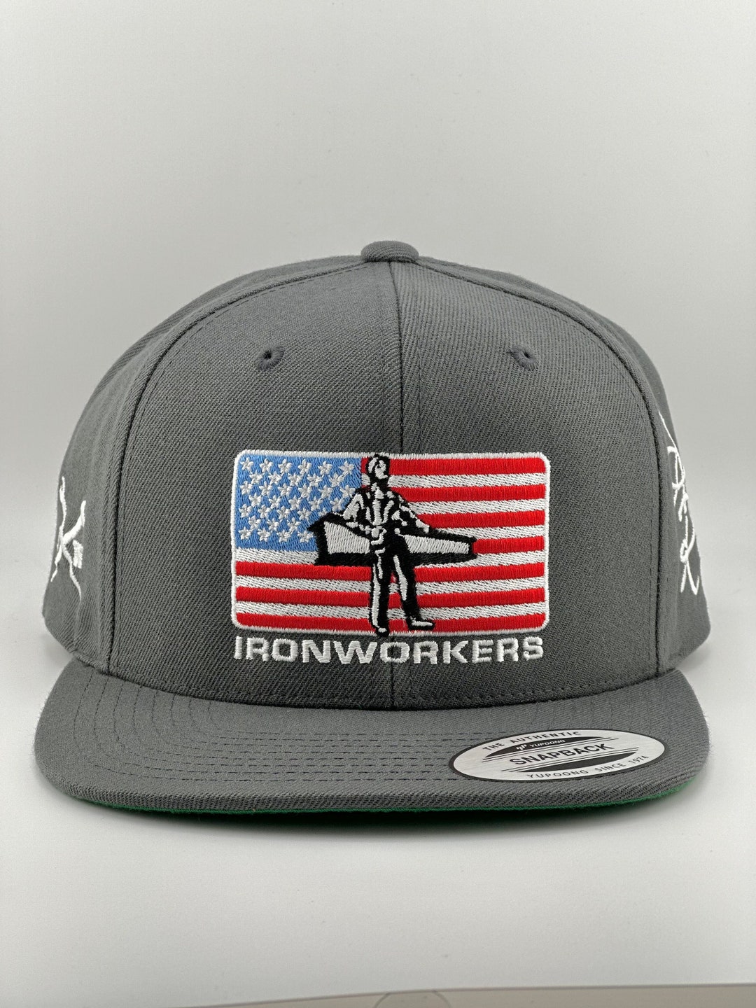 Ironworker Hat Union Ironworker Hat Mens Hat Blue Collar Hat Dad Hat
