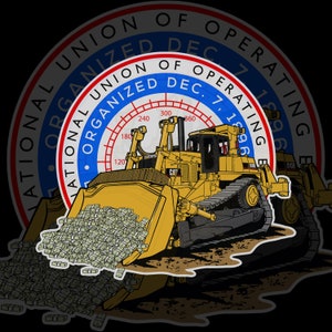Operator Sticker | Heavy Equipment Operator Sticker | Union Operator Sticker | Blue Collar Sticker | Excavator Sticker | Crane Sticker |