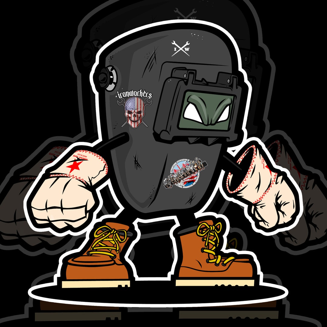 Ironworker Sticker Union Ironworker Sticker Rodbuster Sticker Welding