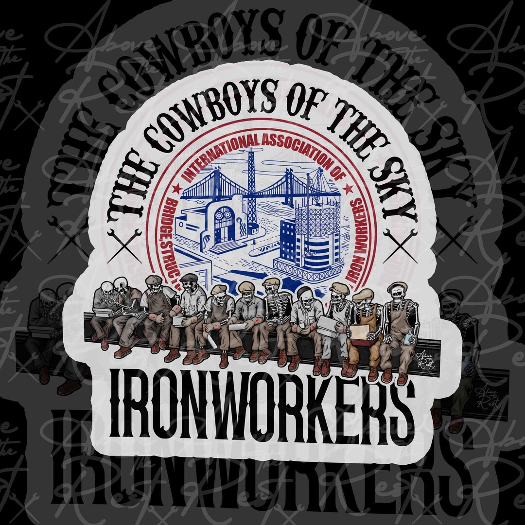 Union Rodbusters Ironworker Sticker | Union Ironworker Sticker | Rodbuster Sticker ...