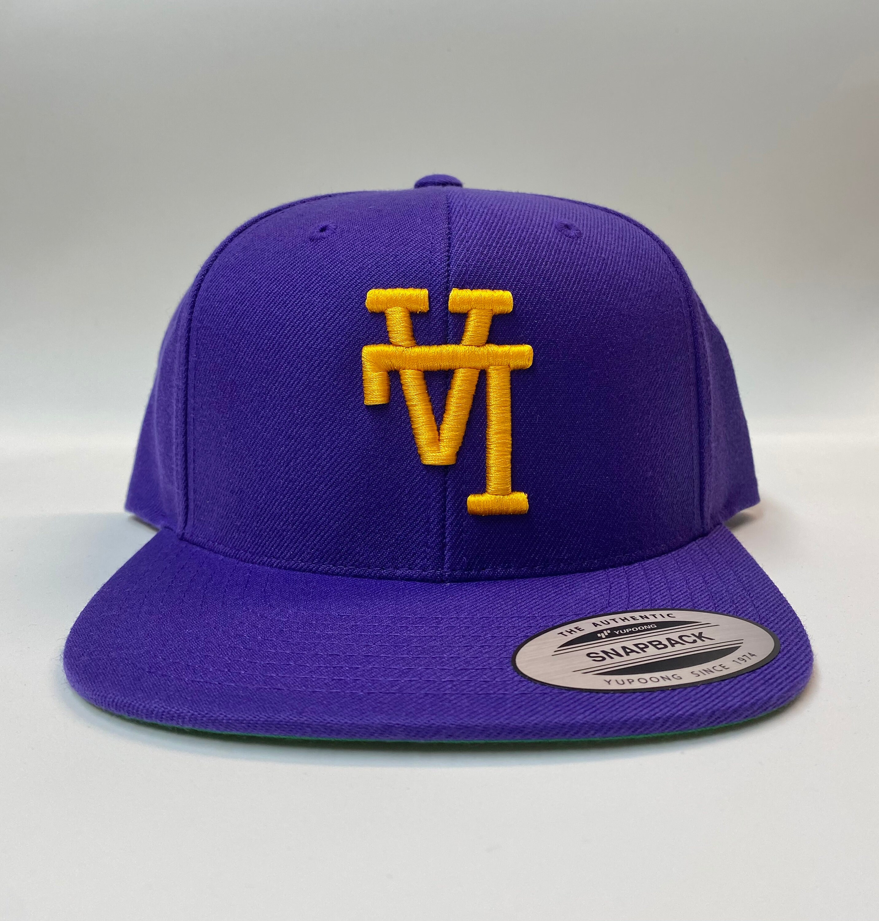 LA Los Angeles upside Down Cap Purple 
