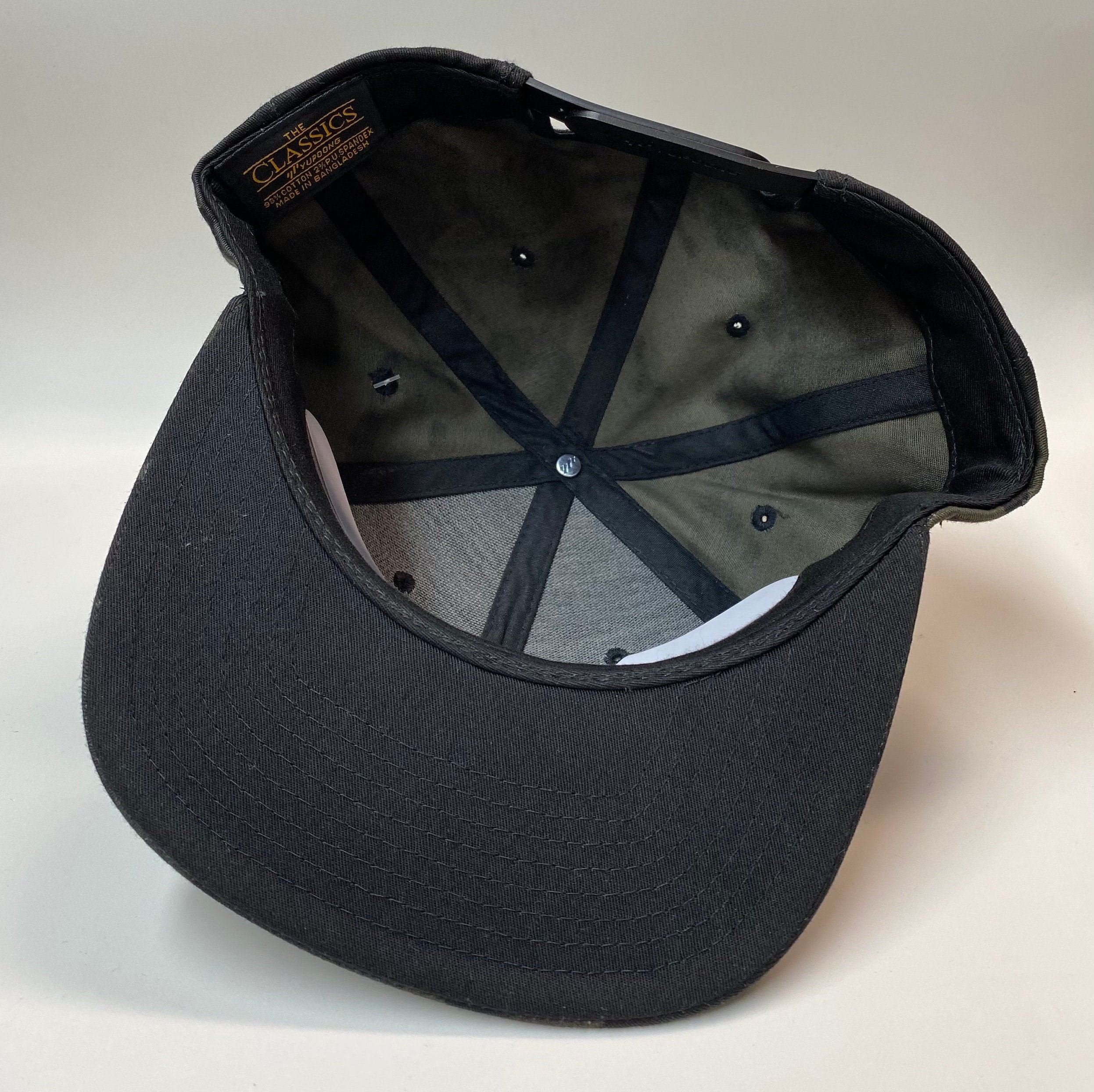 LA Los Angeles upside down cap Camo Black baseball cap Etsy