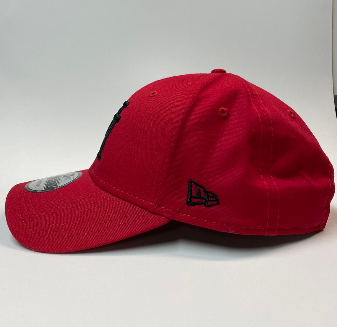 LA Los Angeles upside Down Red 9/40 Cap Baseball Cap Dad Hat Etsy