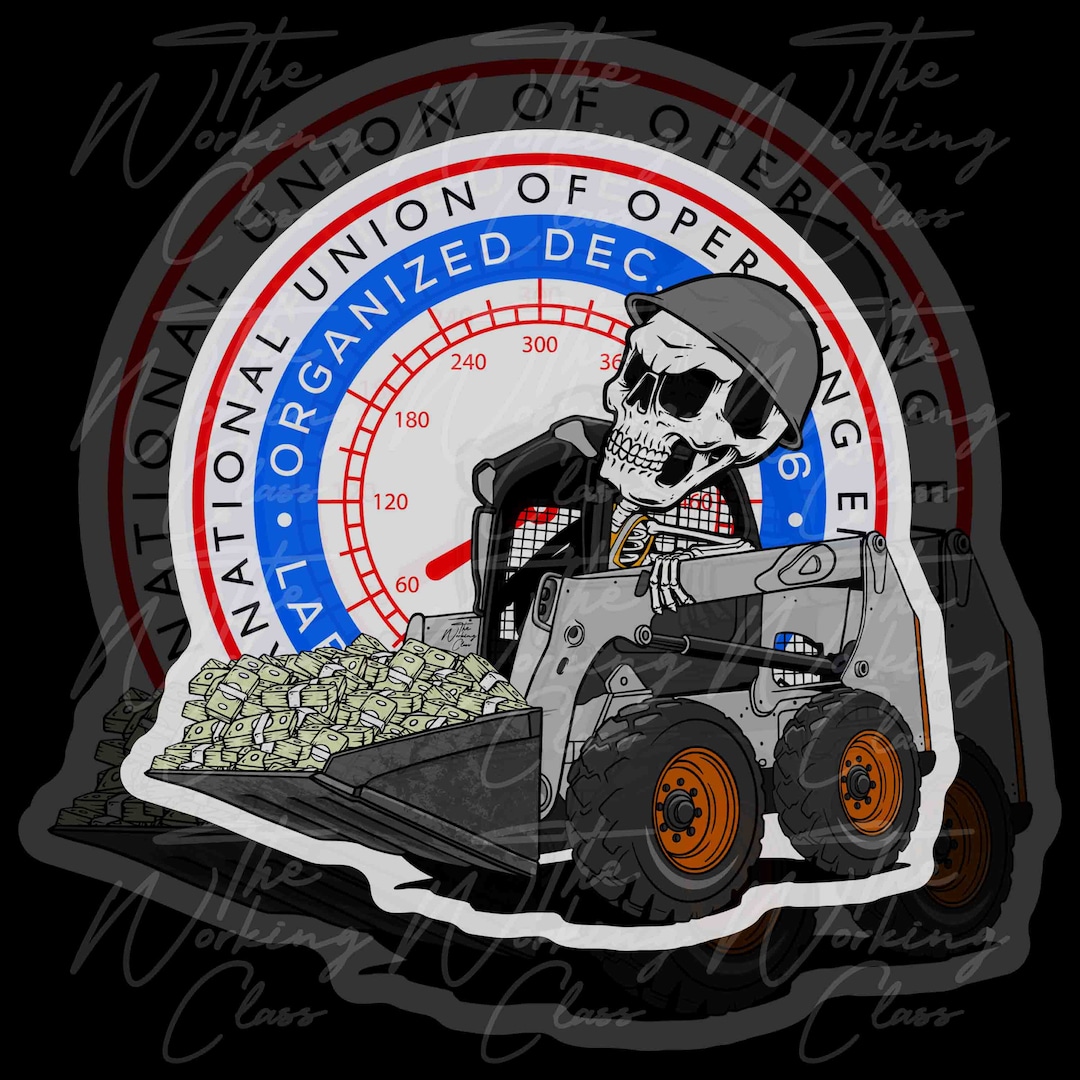 Operator Image Sticker Operator Sticker | Heavy Equipment Operator Sticker | Union Operator ...