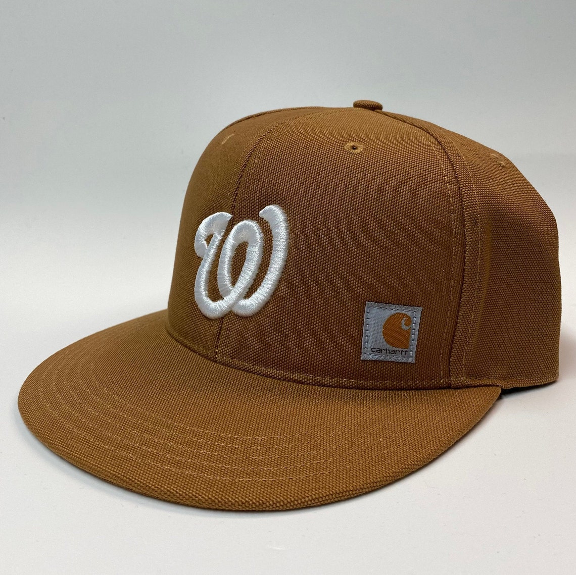 W Washington Carhartt Brown Snapback Cap Baseball Cap Etsy
