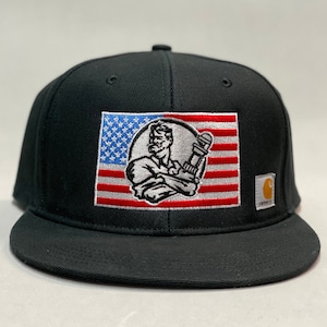 Plumber USA Carhartt Snapback Hat | Wrench Hat | Plumber Hat | Pipeliner | Union Plumber | Carhartt Hat | City Plumber | Pipefitter |