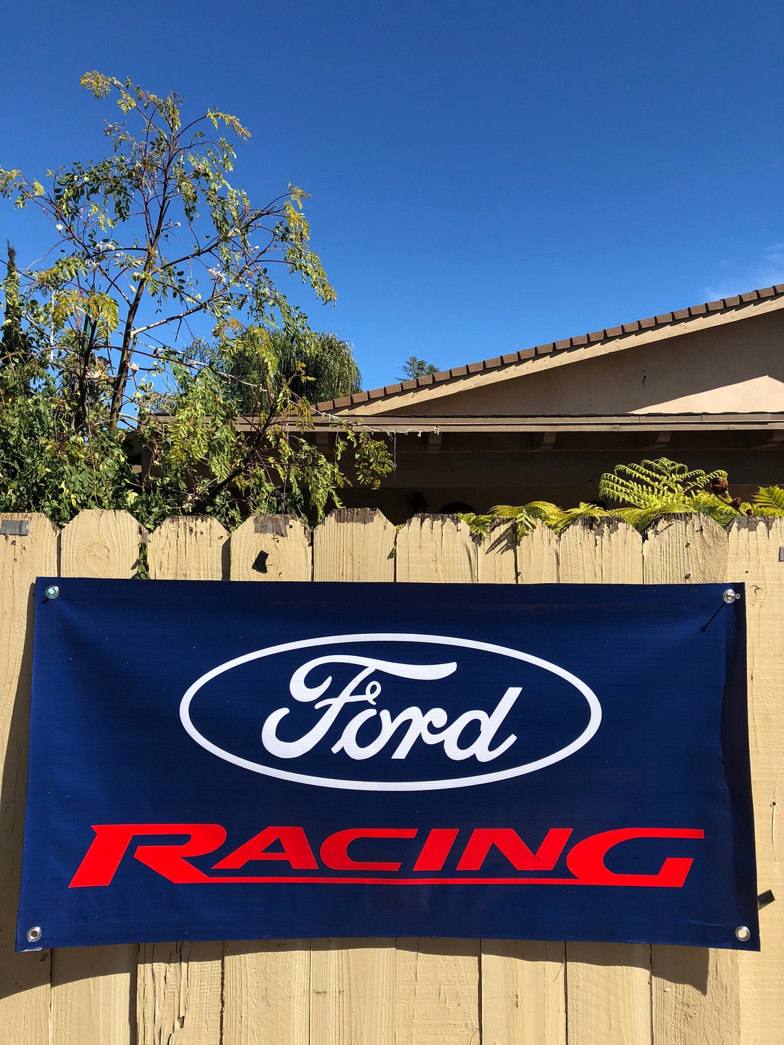 Ford Racing Banner 4'x2' Vinyl Banner Ford Banner Etsy