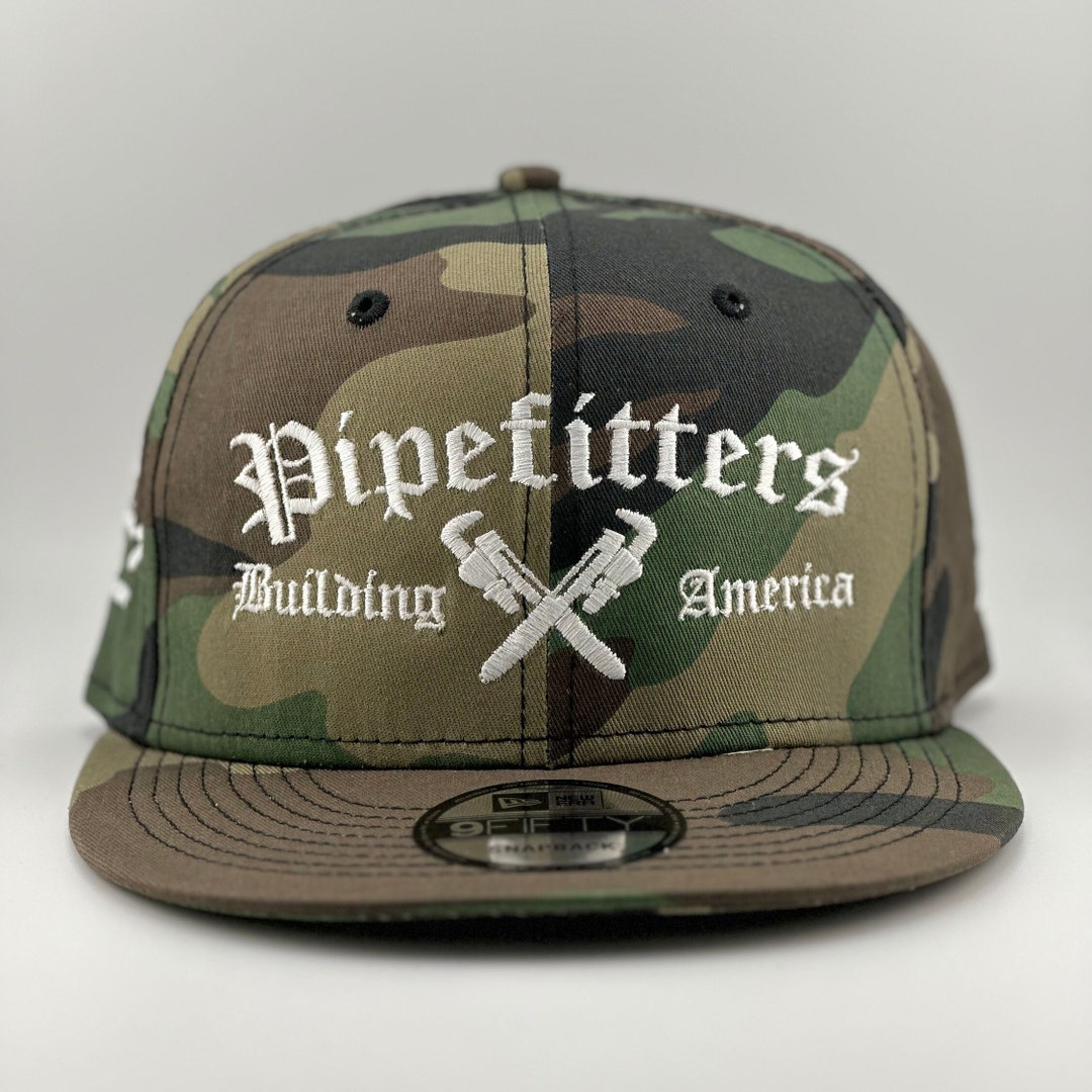 Pipefitter Snapback Hat | Steamfitters Hat | Blue Collar Hat | Plumber ...