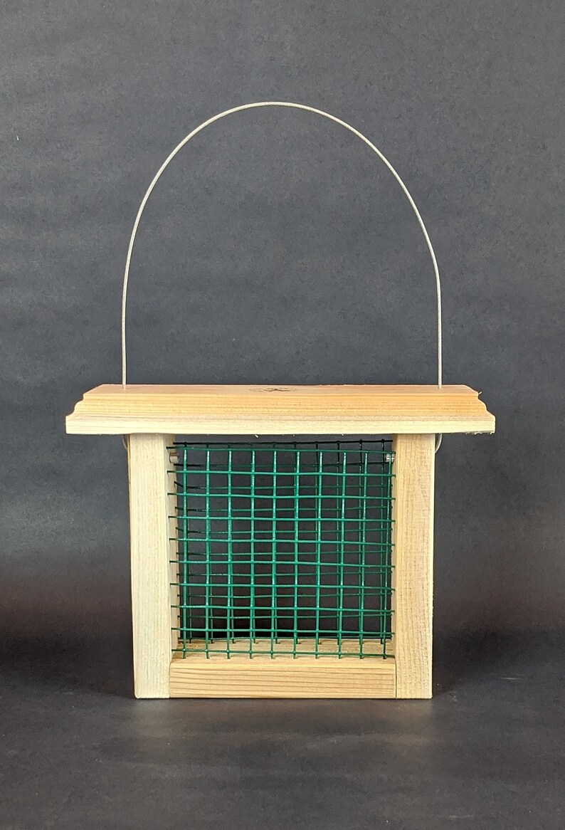 Suet Feeder Cedar for Standard Suet Cakes Attract Etsy