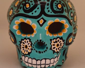 Day of the Dead Skull, Hand Painted Sugar Skull, Sugar Skull, Unique Hand Painted Skulls, Limited Edition
