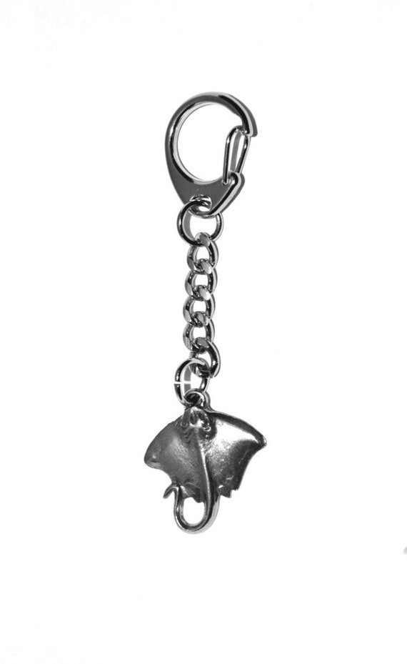 Silver Hare Design English Pewter Keyring Handmade In England Key Ring New