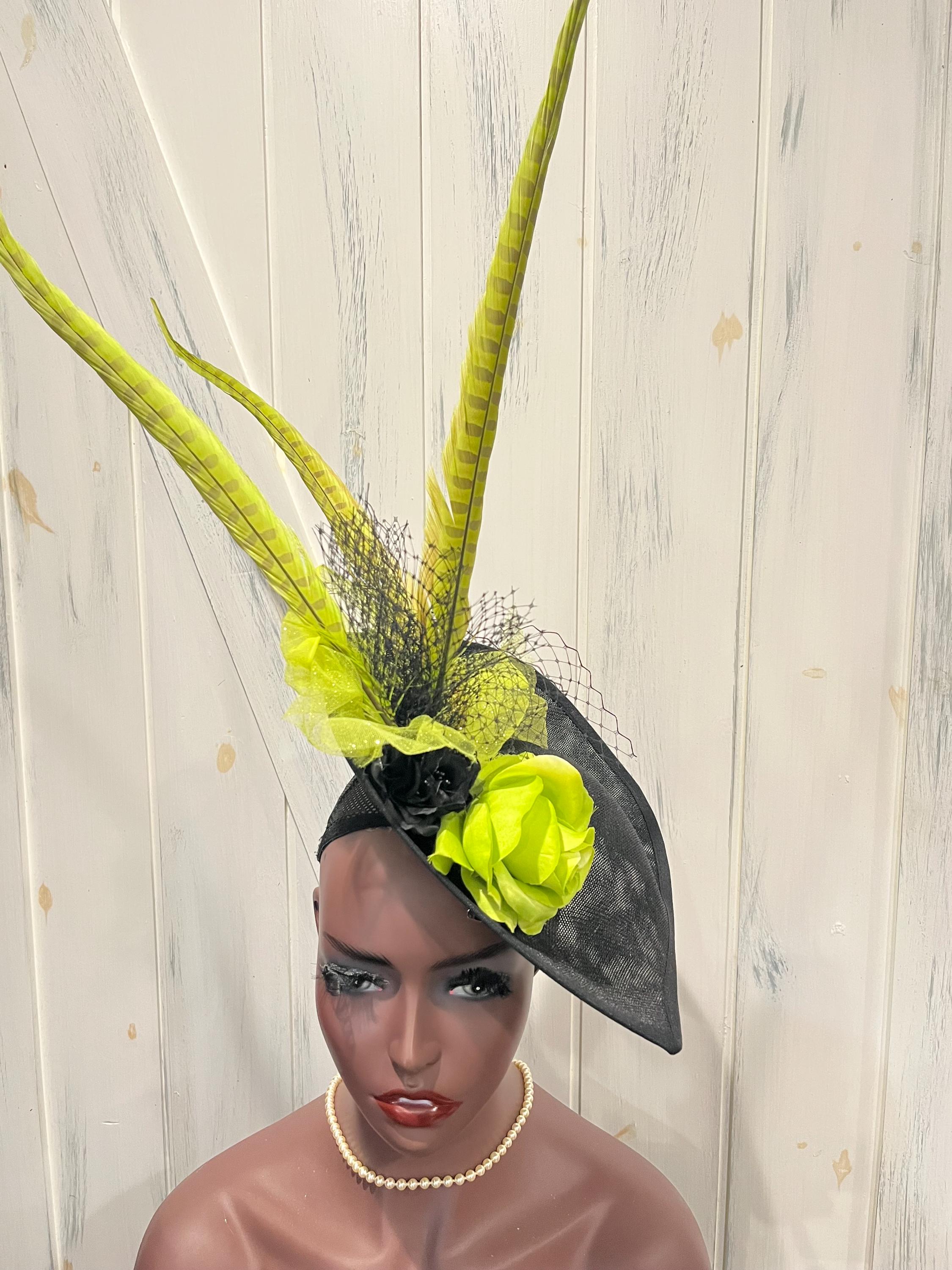 Lime Green Derby Hat - Etsy