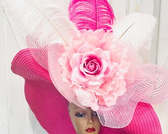 Winning Kentucky Derby Oversized Hat. Extra Large Black Hat  display picture 3