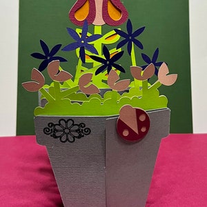 Pop up Greeting Card Floral