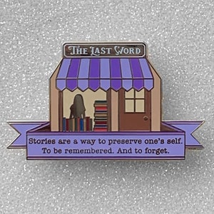 Enamel Pin ~ Addie LaRue The Last Word Bookstore Inspired