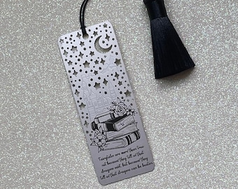 Metal Bookmark ~ Neil Gaiman Dragon Quote