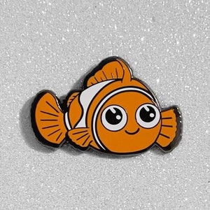 Enamel Pin ~ Finding Nemo Clown Fish Inspired