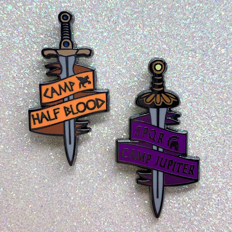 Percy Jackson inspired enamel pin | Etsy