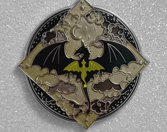 Enamel Pin ~ Fourth Wing Dragons - Fully Licensed