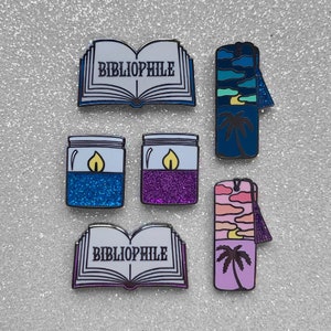 Enamel Pins ~ Bookish Mini Pins ~ 3 Pin Set