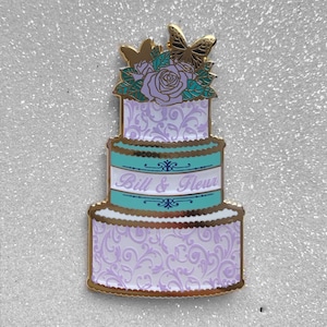 Enamel Pin ~ Bill and Fleur’s Wedding Cake