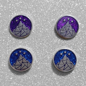 Stud Earrings ~ Night Court Inspired ~ Sterling Silver Plated