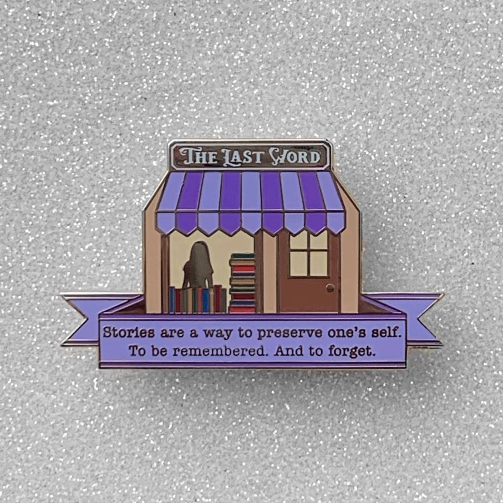 Enamel Pin ~ Addie LaRue The Last Word Bookstore Inspired