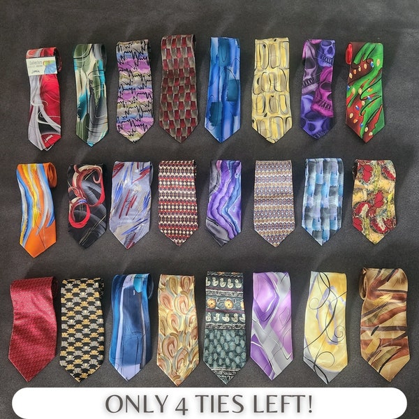 Cravates J. Garcia Grateful Dead vintage pour fans et collectionneurs - Choisissez parmi 24 cravates !