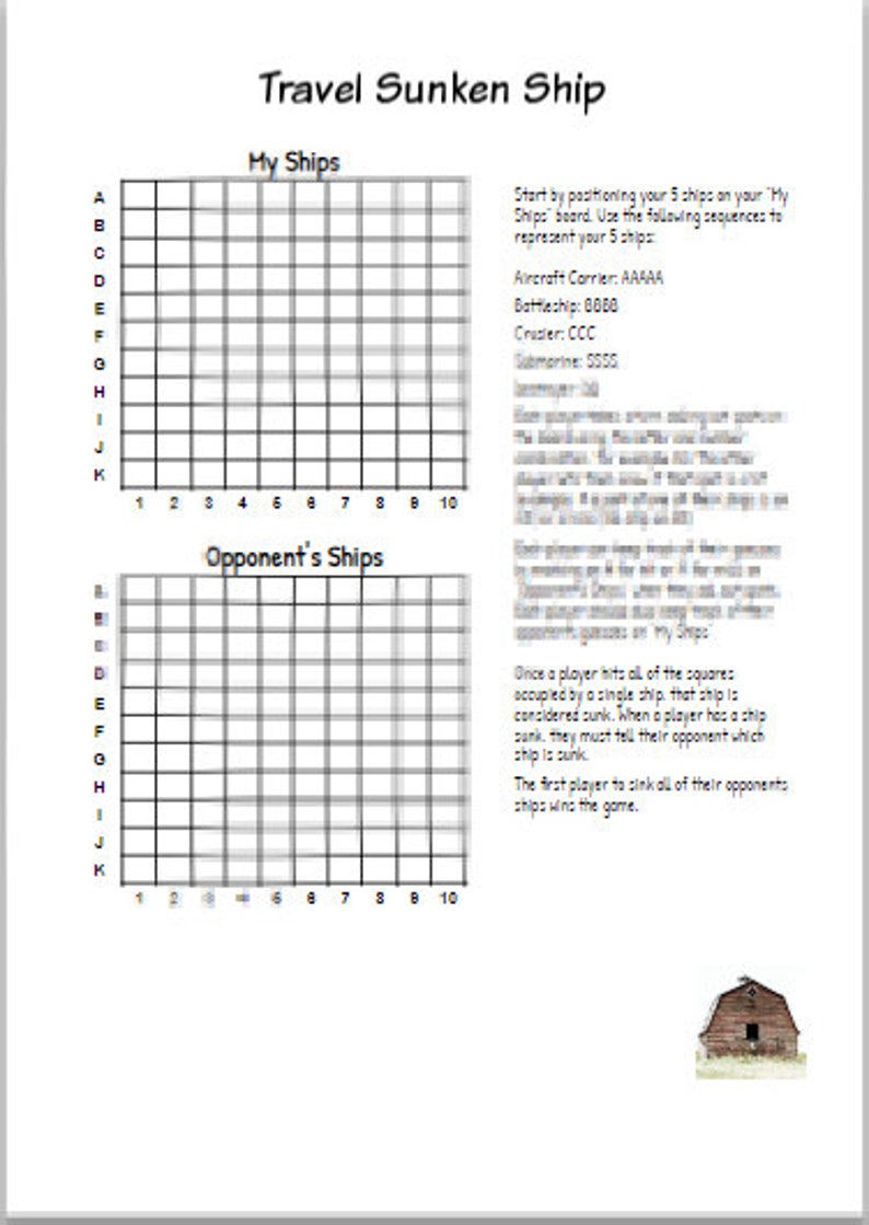 6 Travel Games for Kids PDF Downloadable File Etsy