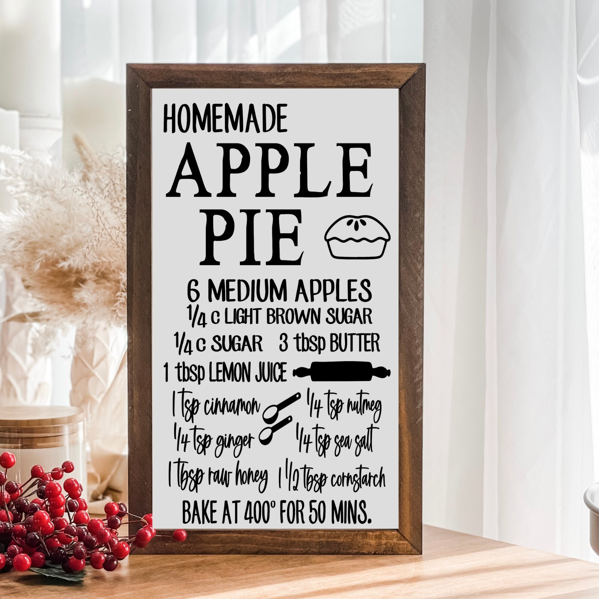 Apple Pie Sign