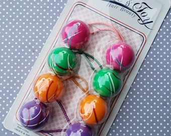 Large Hair Bobbles For Kids Retro Accessories Kids Hair Etsy
