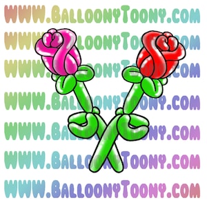 Paquete De Rosas De Flores - Imagen De Animal En Globo - Clipart De Menú De Globos