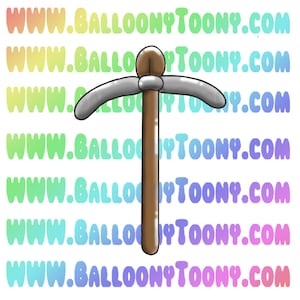 Puede incluir: Un pico de color marrón y plateado hecho de globos. El pico es una decoración de fiesta popular.