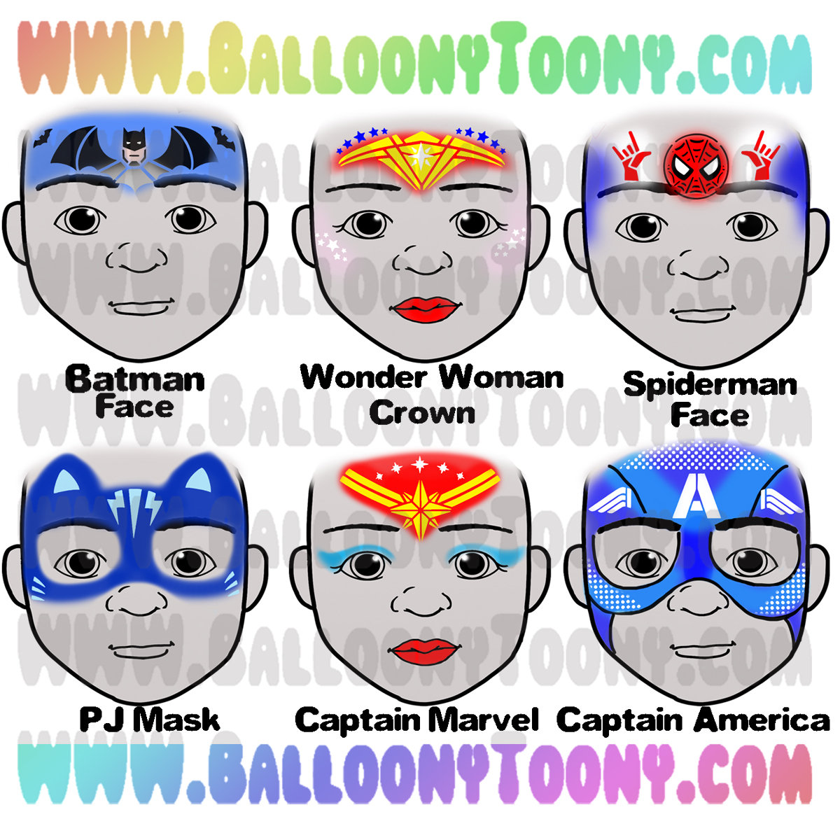 tuto ballon …  Face painting designs, Face painting easy, Face