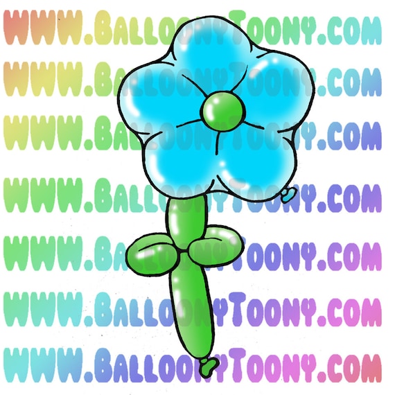 FLOWER geo Blossom Balloon Animal Images BUNDLE Balloon Menu Clipart -   Canada