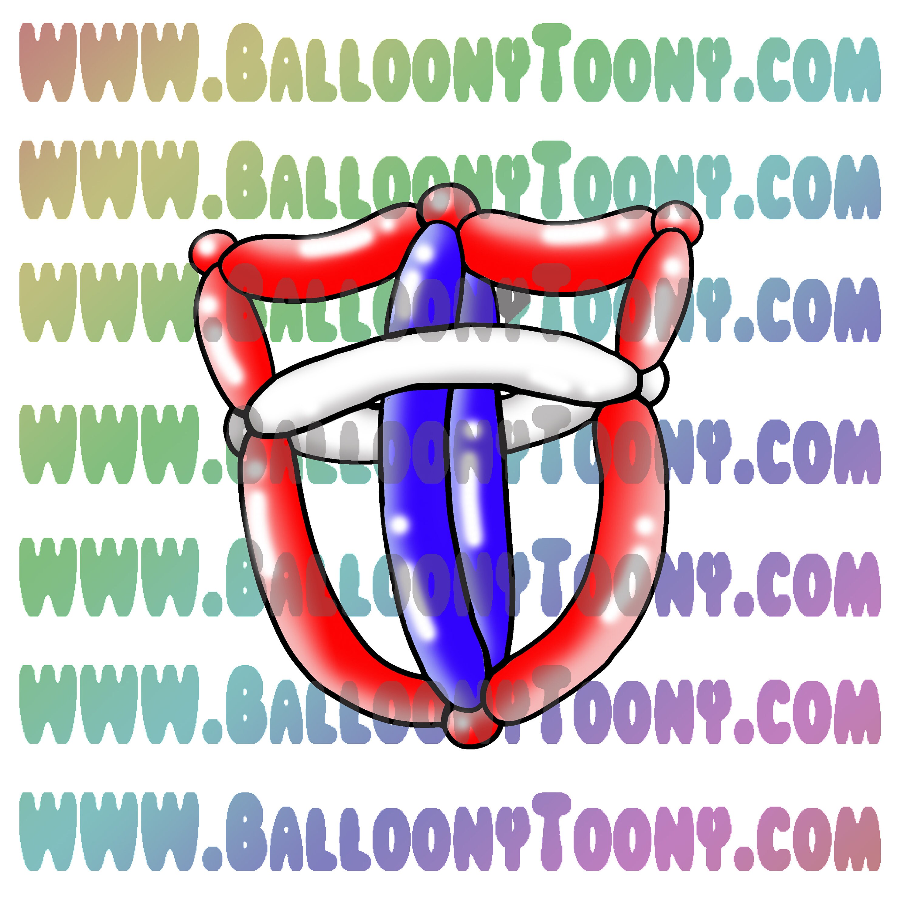 Shield Balloon Animal Images BUNDLE Balloon Menu Clipart Etsy