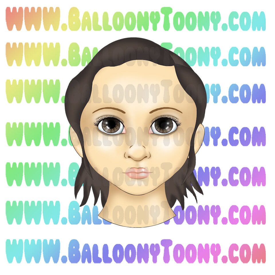 FACE PAINT MENU Plantilla de cara en blanco 13 Paquete de Etsy